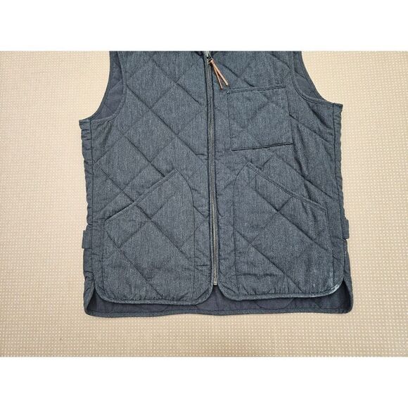 J Crew Sussex Quilted Zip Vest Primaloft Insulated Gray Medium - Picture 3 of 13